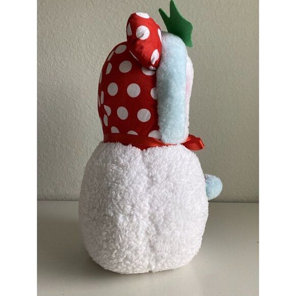 Disney Minnie Mouse Christmas Door Greeter Porch Holiday Sherpa Snowman NEW - Picture 6 of 8